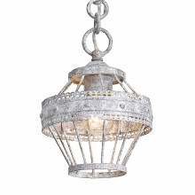 Golden 7856-M1L OY - Wry Lighting Ferris 1-light Pendant in Oyster